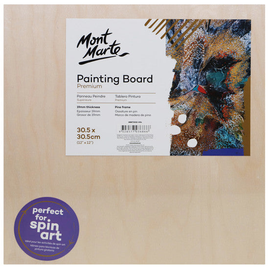 Mont Marte Premium Painting Board 30.5x30.5cm - Dollars and Sense