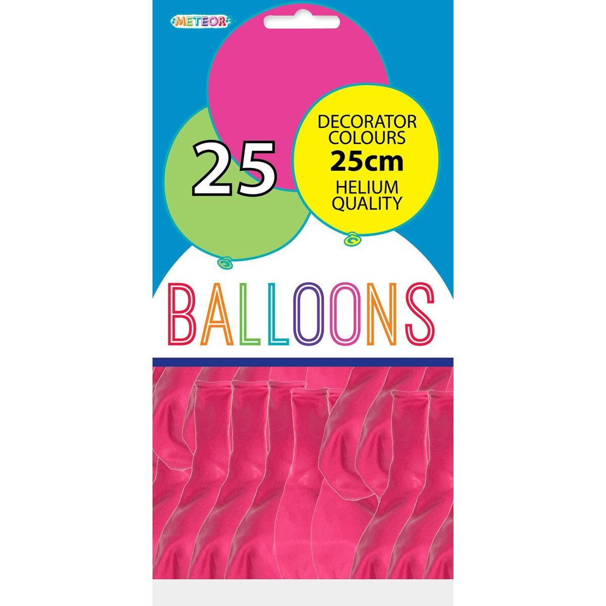 Decorator Latex Balloons - Hot Pink - Dollars and Sense