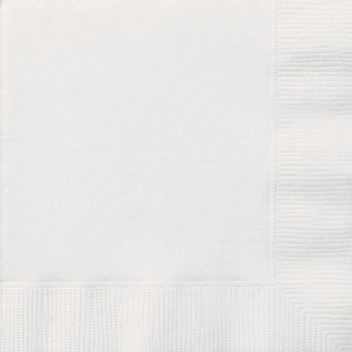 Beverage Napkins - Bright White - Dollars and Sense