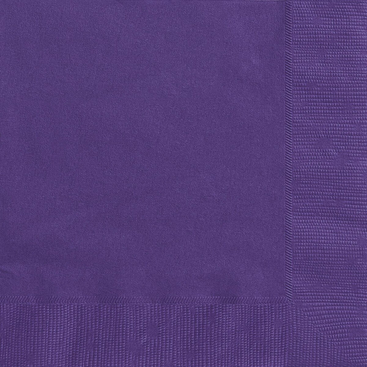 Beverage Napkins - Deep Purple - Dollars and Sense