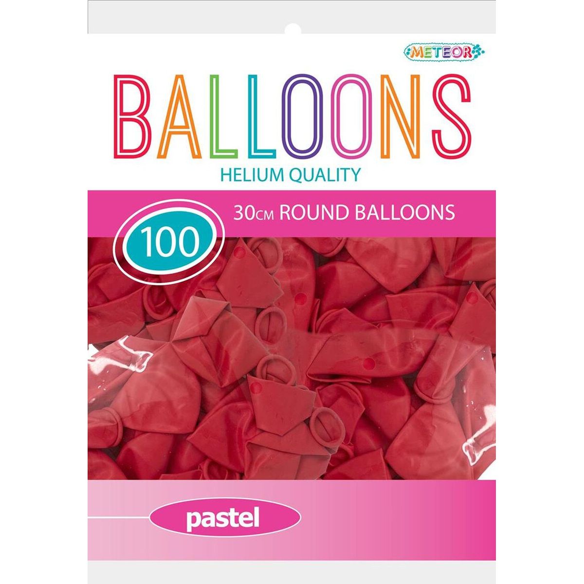 Latex Balloons Macaron - Pastel Red - Dollars and Sense