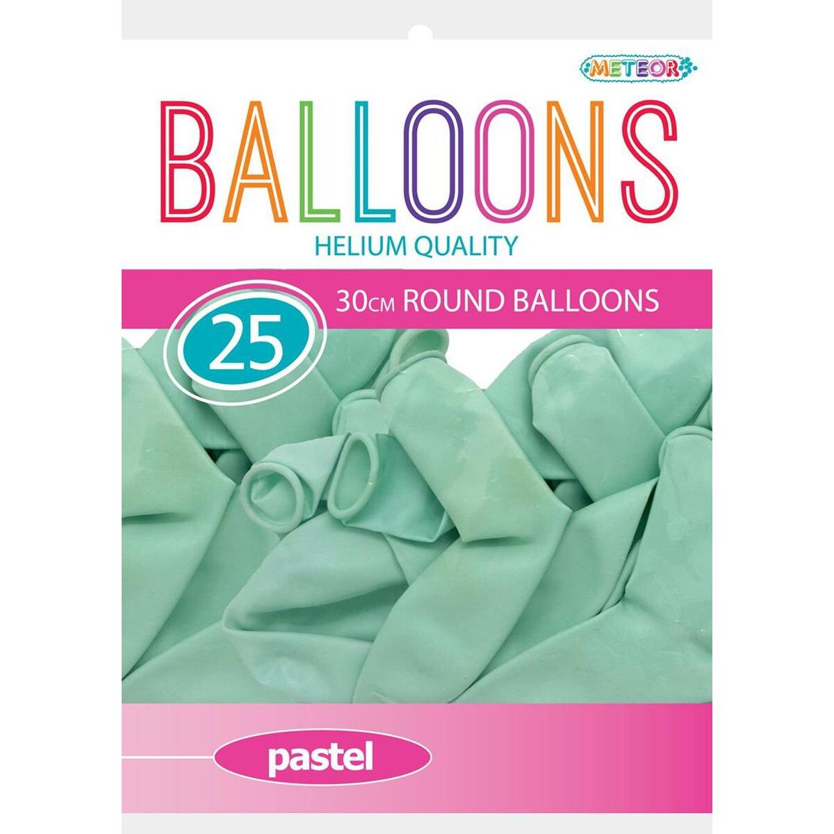 Helium Balloons Pastel Macaron - Tiffany Green - Dollars and Sense