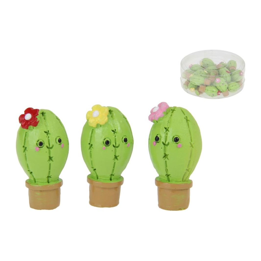 Miniature - Cactus with Flower & Face - Dollars and Sense