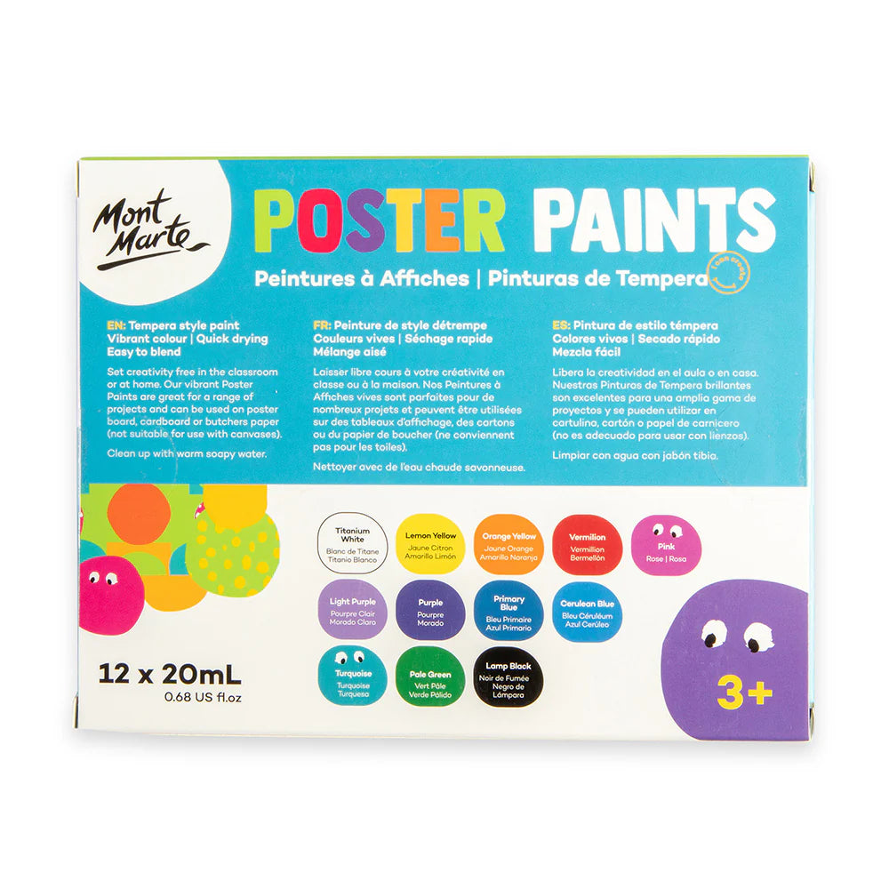 Mont Marte - Poster Paint Set - Dollars and Sense