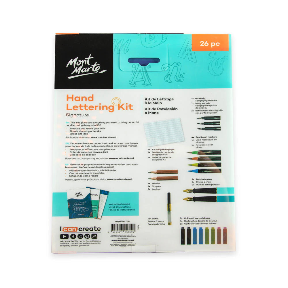 Mont Marte - Hand Lettering Kit - Dollars and Sense