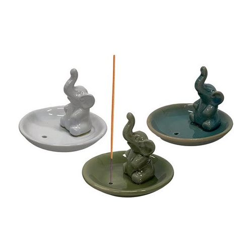 Elephant Incense Holder 9.7X9.7X8.3Cm Default Title