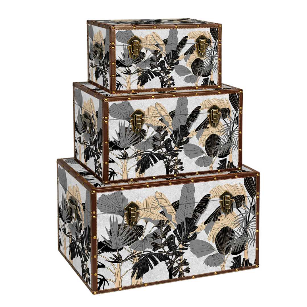 Leaf Leather Trunk - Medium - Dollars and Sense
