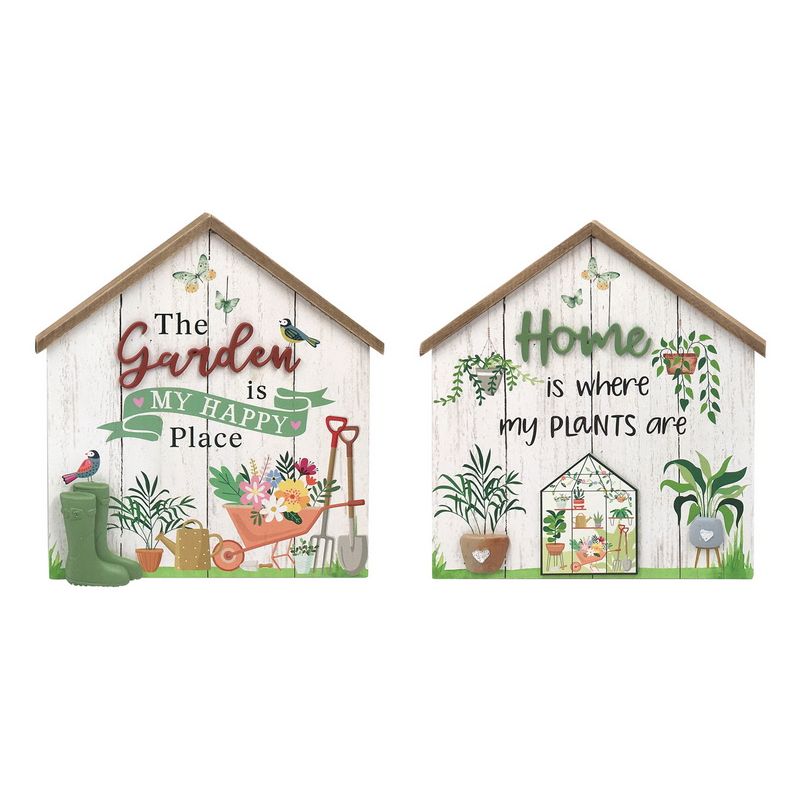 27cm Hanging Garden Plaque SKU PLQGAHG - Dollars and Sense