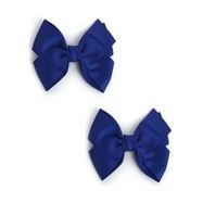 Bow Hair Clip - Blue - Dollars and Sense