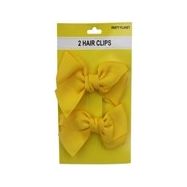 Bow Hair Clip - Yellow - Dollars and Sense