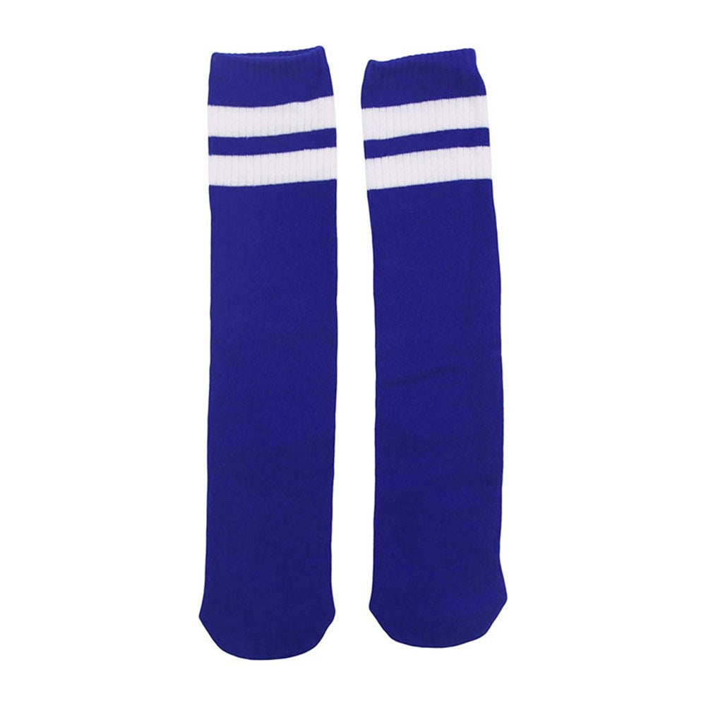 Stripe Knee High Socks - Blue - Dollars and Sense