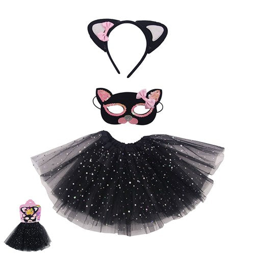 Cat Kit - Headband, Mask & Tutu - Dollars and Sense