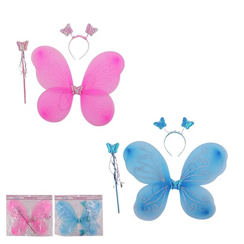 Butterfly Kit - Headband, Wings, Wand - Dollars and Sense