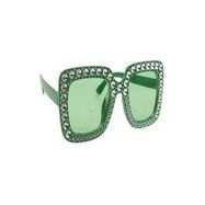 Party Glasses Bling Square - Green - Dollars and Sense