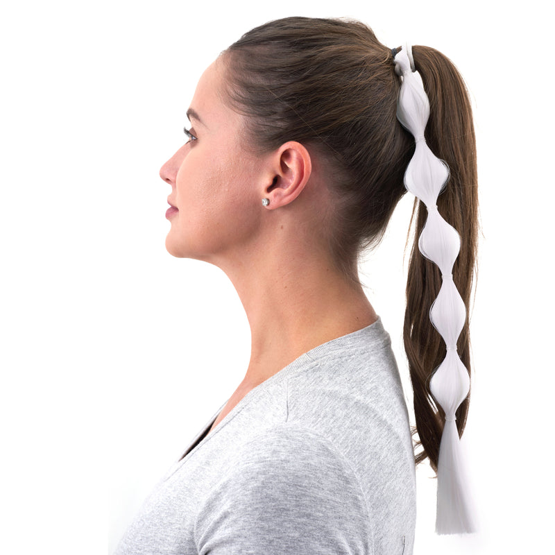 Trolls Single Boho Braid-White