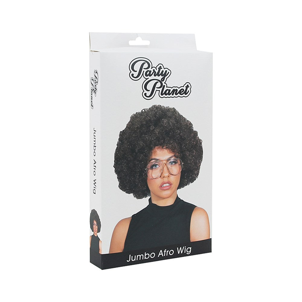 Jumbo Afro Wig - Brown - Dollars and Sense