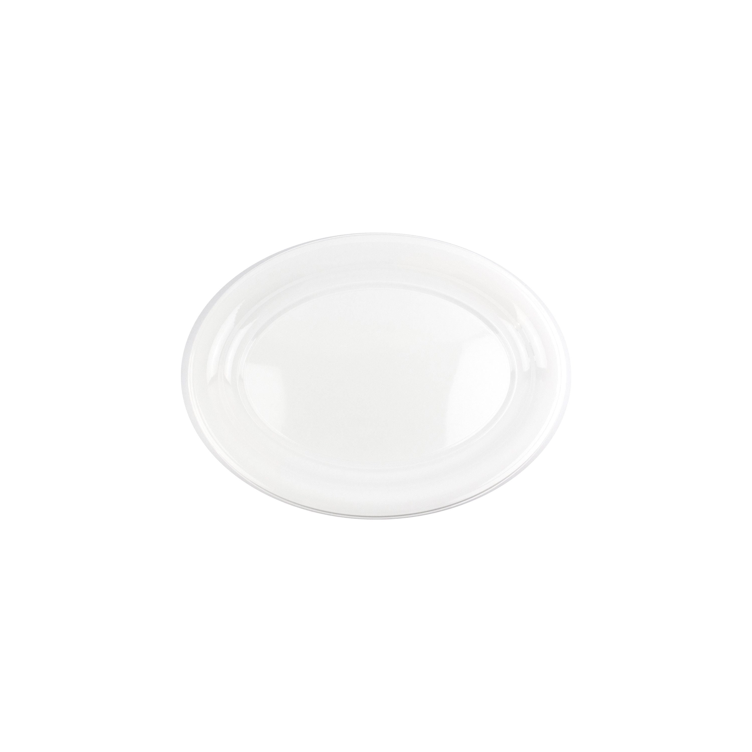 360mm x 480mm White Oval Tray Pk2