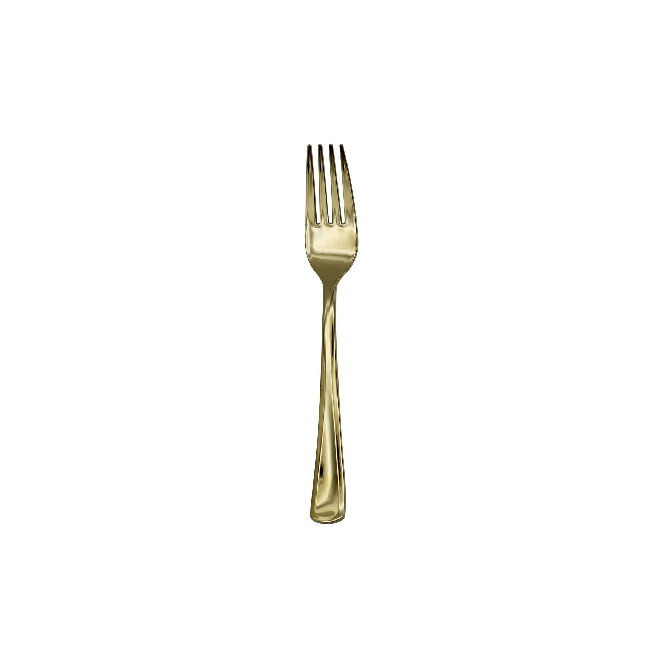 Stainless Steel Heavy Duty Fork Gold Pk12