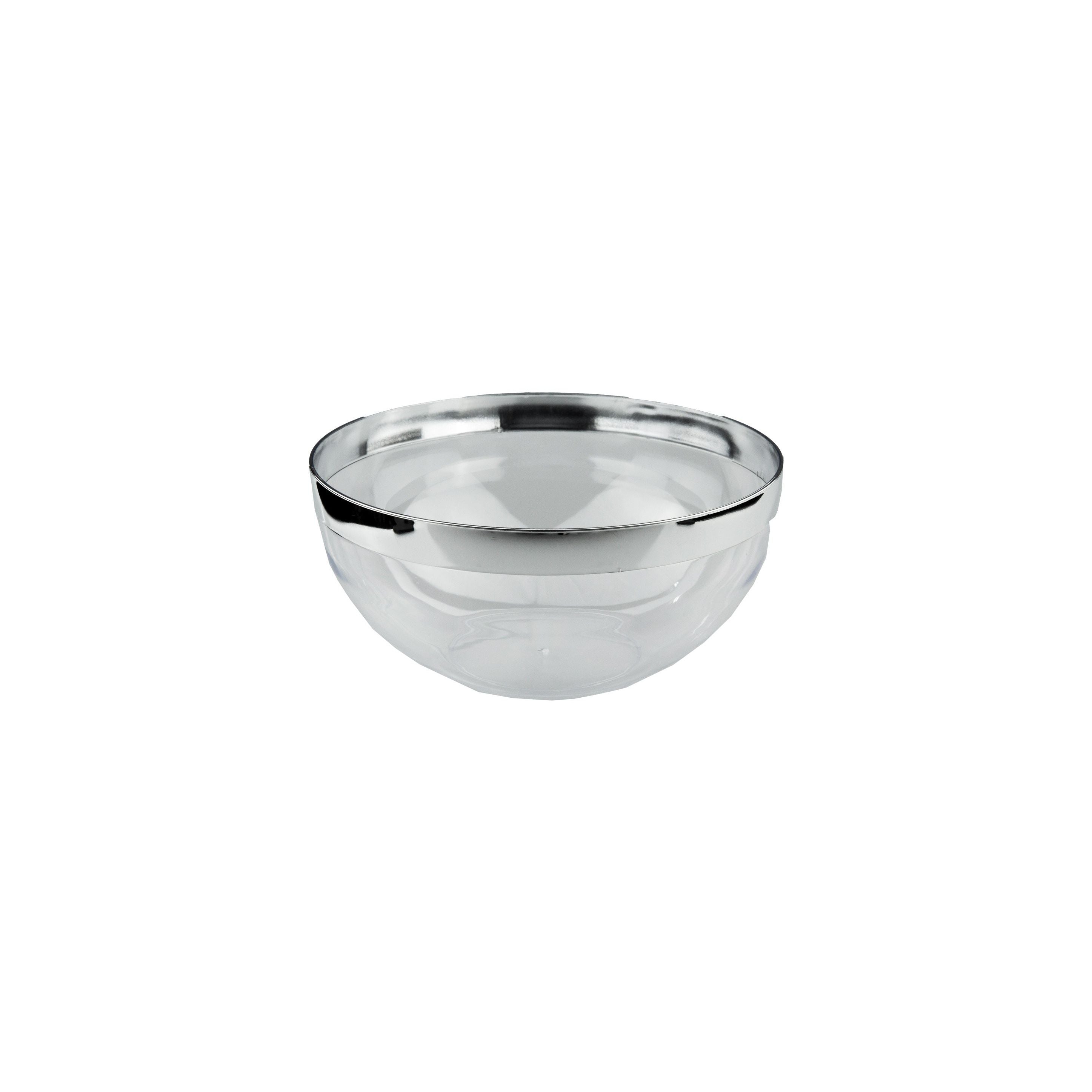 240mm Heavy Duty Salad Bowl With Silver Rim Pk1