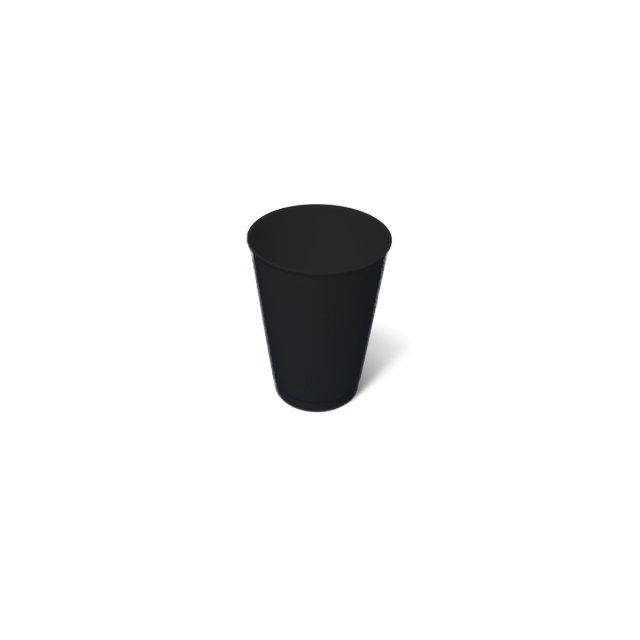 380mL Reusable Tumbler Black Pk10