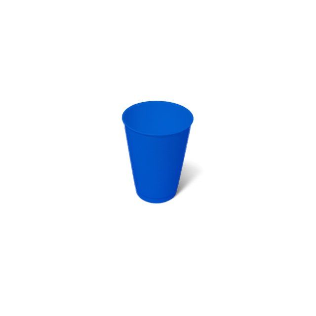 380mL Reusable Tumbler Blue Pk10