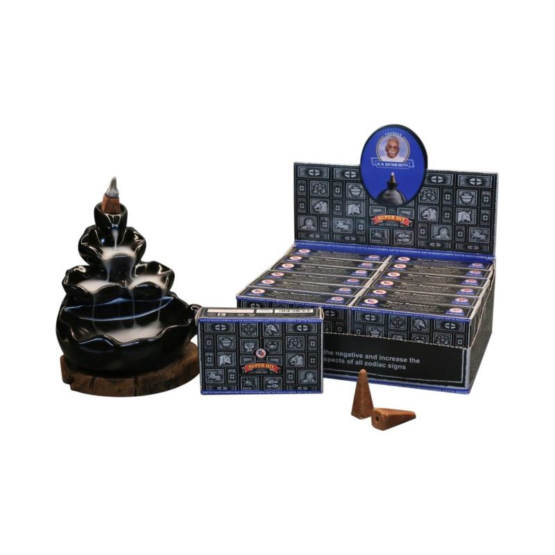 Satya Super Hit Backflow Cones SKU SATBFSUP - Dollars and Sense