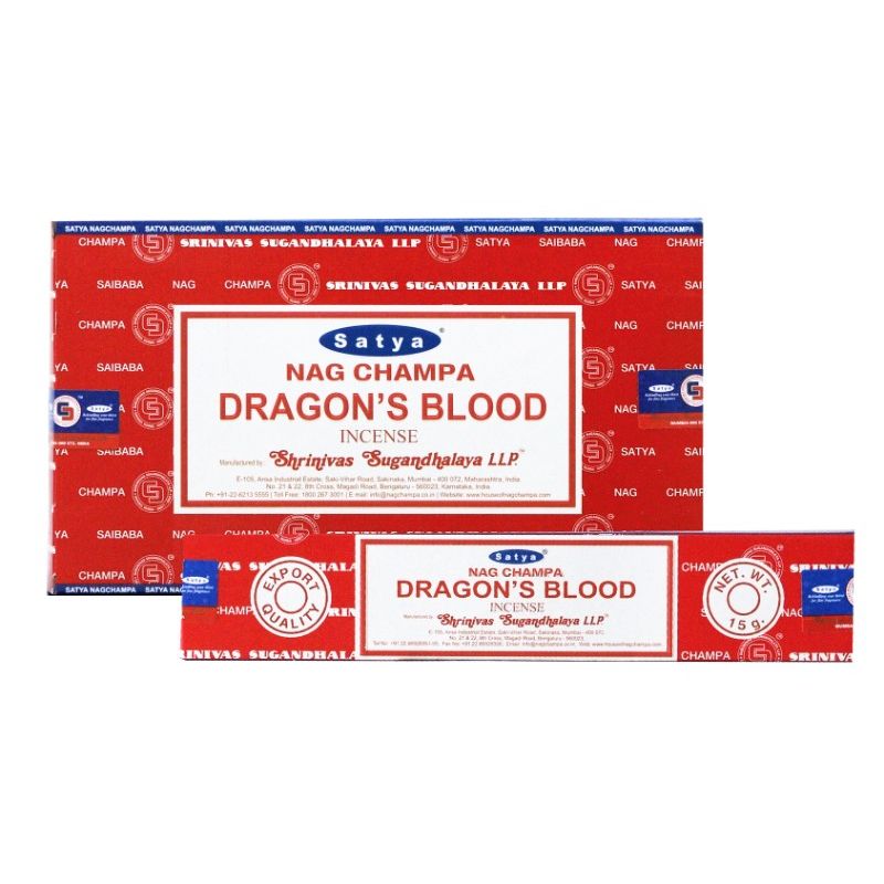 Satya Dragon's Blood Incense 15G SKU SATDRA - Dollars and Sense