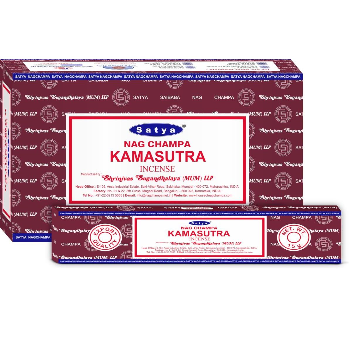 Satya Kamasutra Incense 15 Grams SKU SATKAMAS - Dollars and Sense