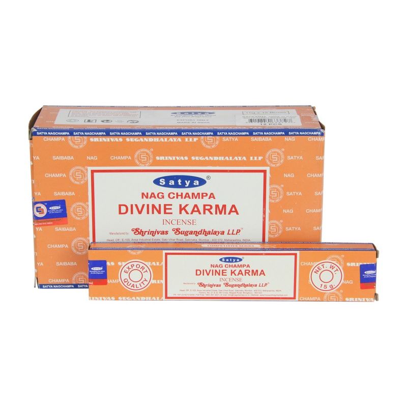Satya Divine Karma Incense 15grams SKU SATKARM - Dollars and Sense