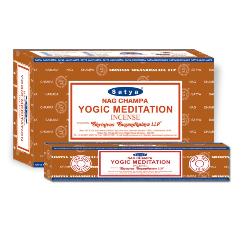 *Satya Yogic Meditation Incense 15g SKU SATMED - Dollars and Sense