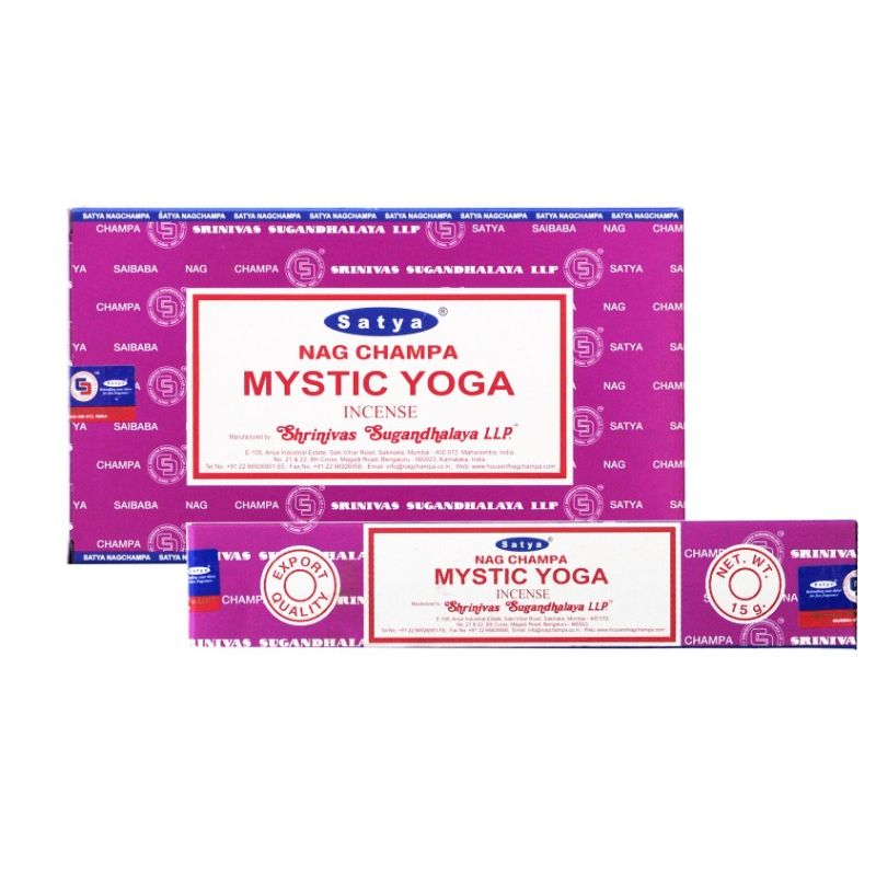 Satya Mystic Yoga Incense 15grams SKU SATMYSYO - Dollars and Sense