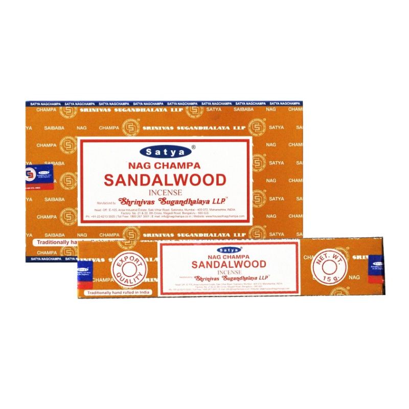 Satya Incense 15Gm Sandalwood SKU SATSAN - Dollars and Sense