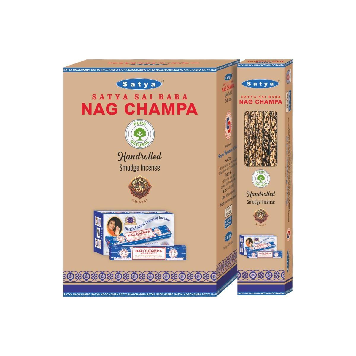 Satya Smudge Nag Champa Incense Sticks SKU SATSMNAG - Dollars and Sense