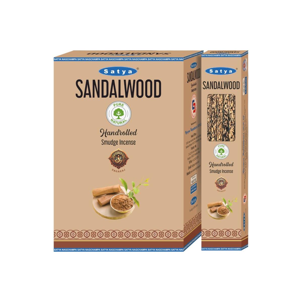 Satya Smudge Sandalwood Incense Sticks