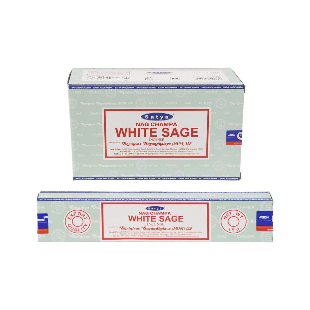 *Satya White Sage Incense 15G SKU SATWHSA - Dollars and Sense