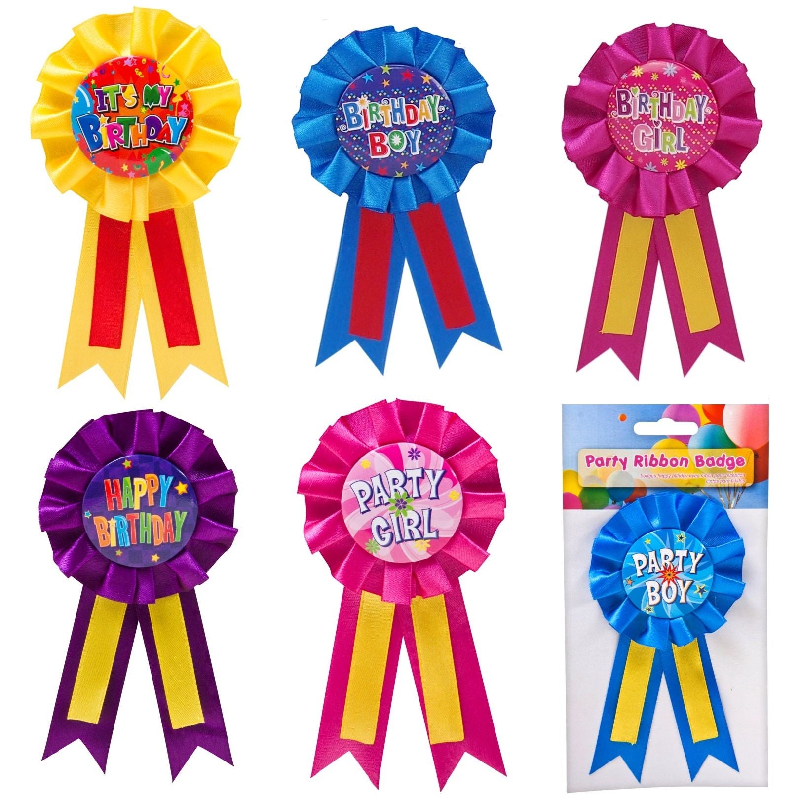 Birthday - Ribbon Badge - Dollars and Sense