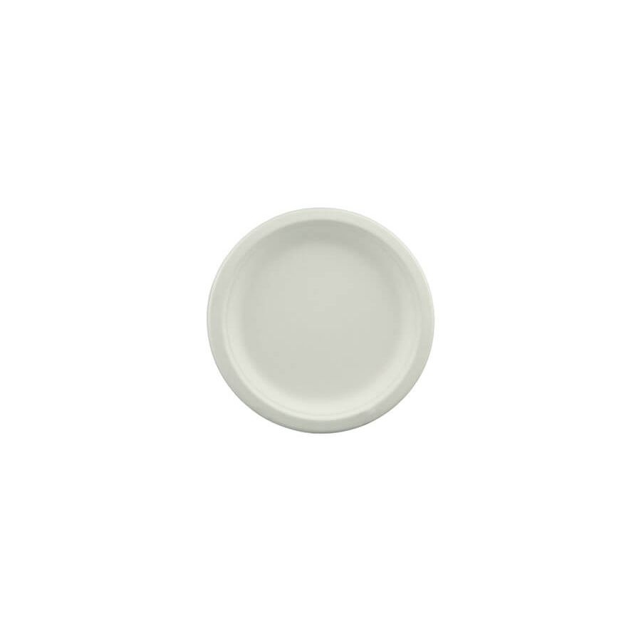 180mm Earth Sugar Cane Plate Pk10