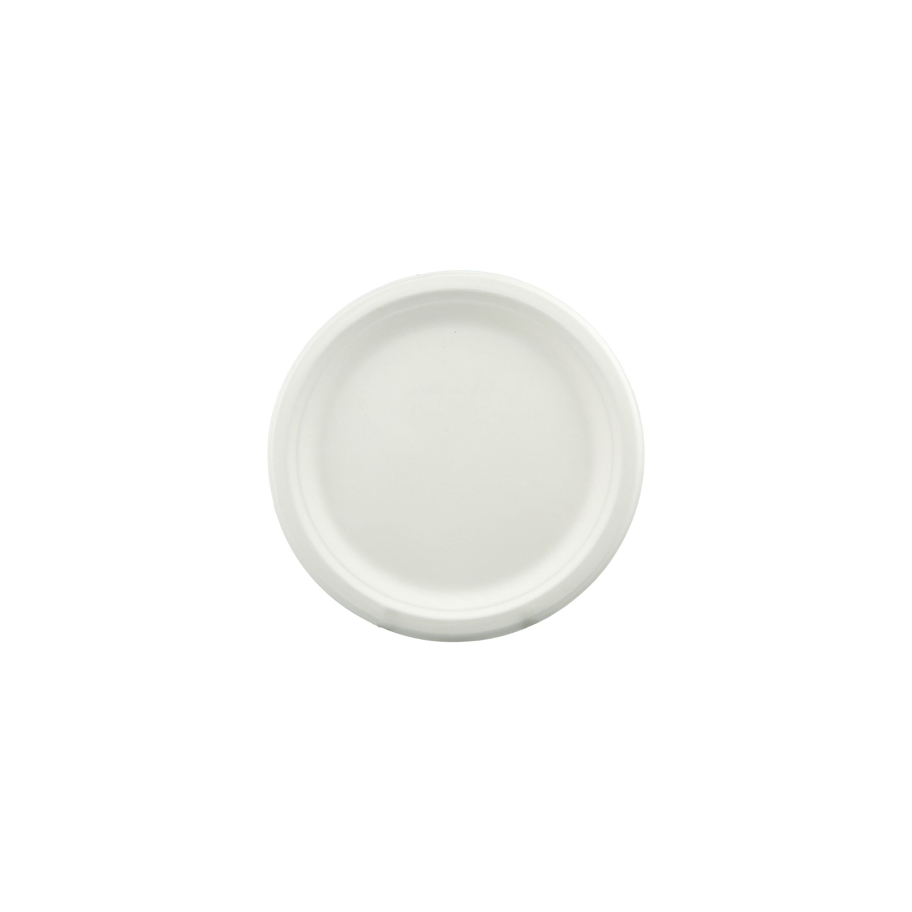 180mm Earth Sugar Cane Plate Pk25