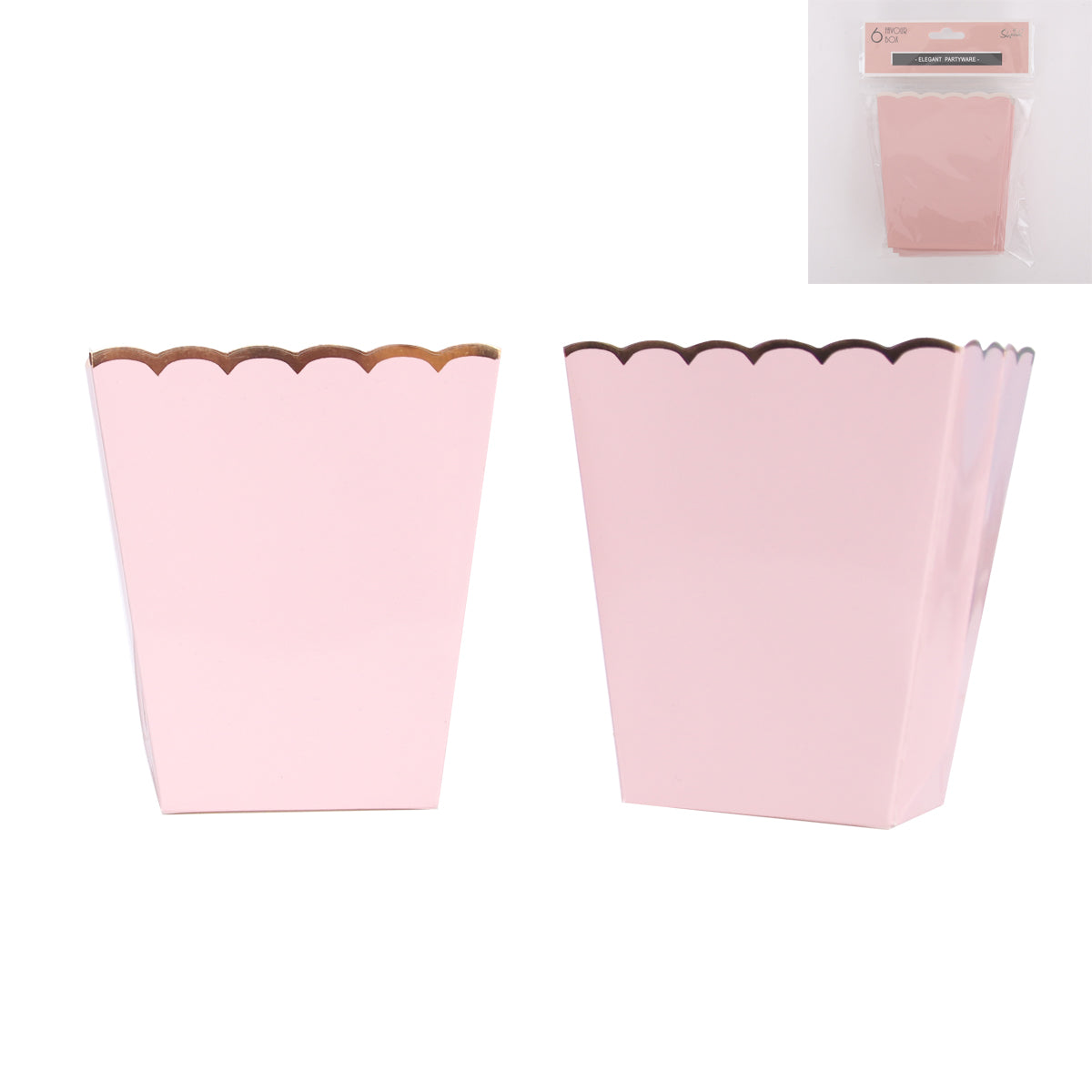 Party Loot Favour Boxes - Pink - Dollars and Sense