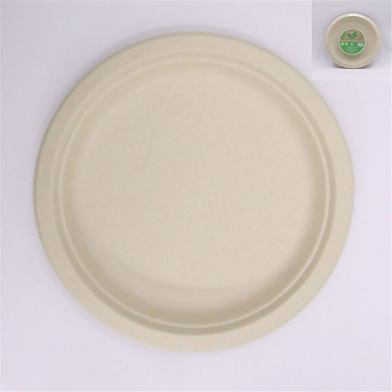 Sugar Cane - Round Dinner Plates - Dollars and Sense