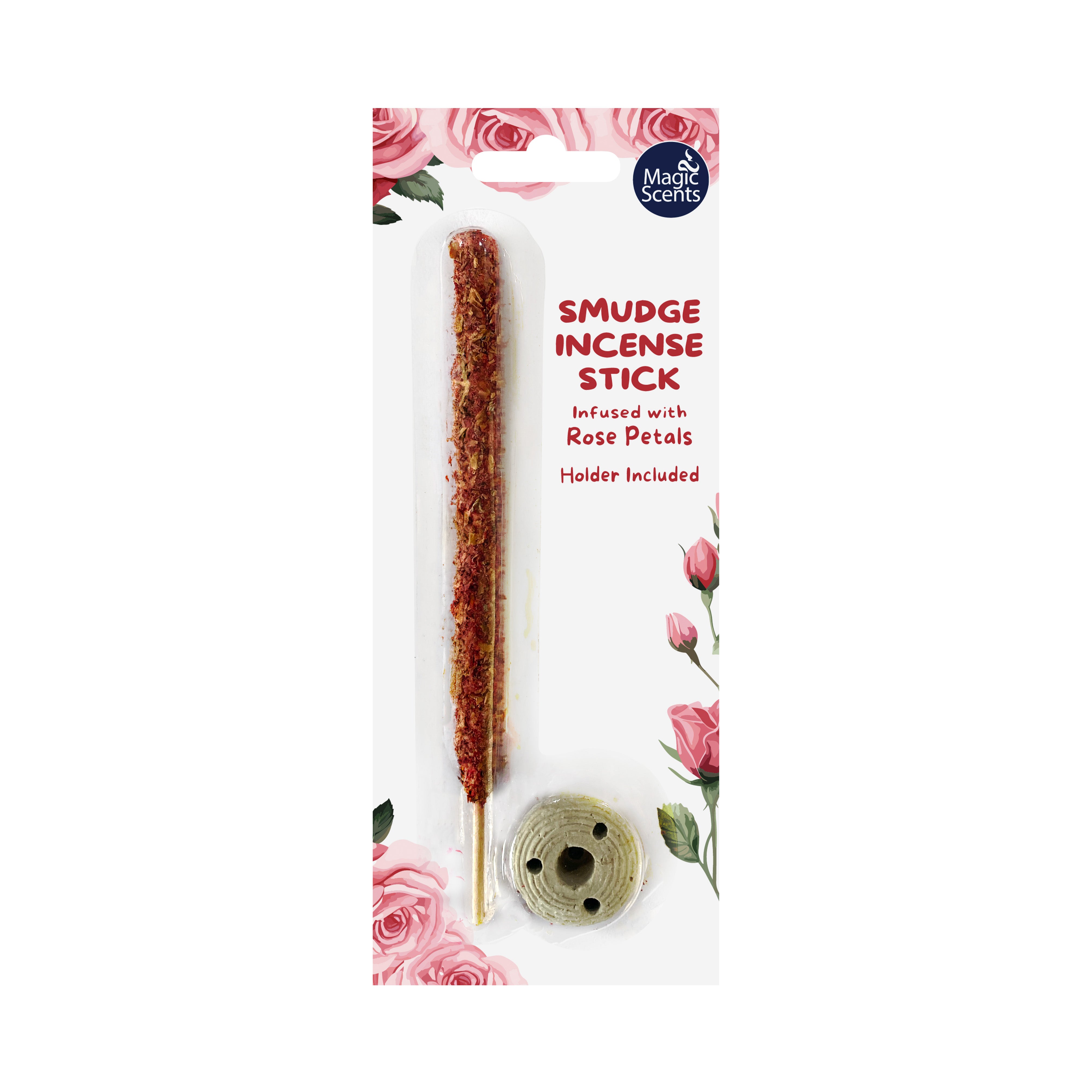 Magic Scents Smudge Incense with Rose Petals