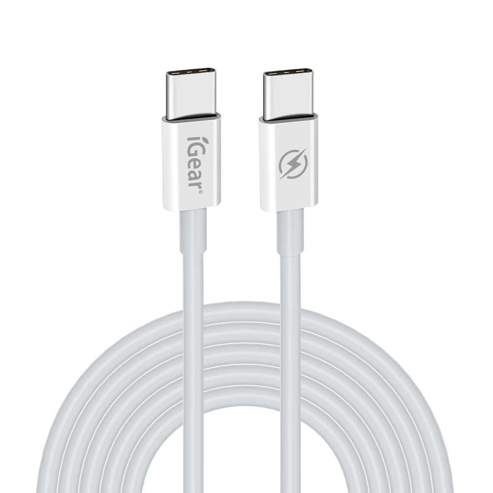 Charge Cable Type C to Type C - White - Dollars and Sense
