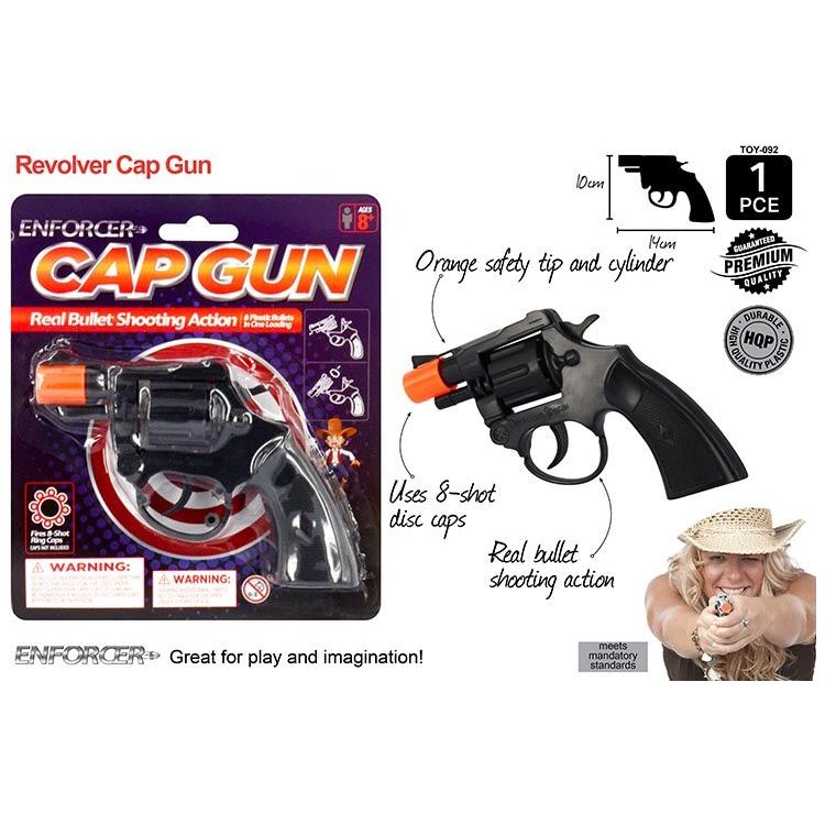 Cap Gun - Black - Dollars and Sense