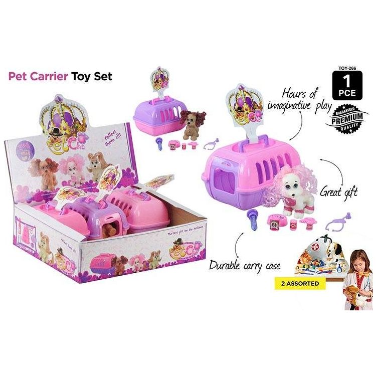 Pet Carrier - Playset Toy - Dollars and Sense