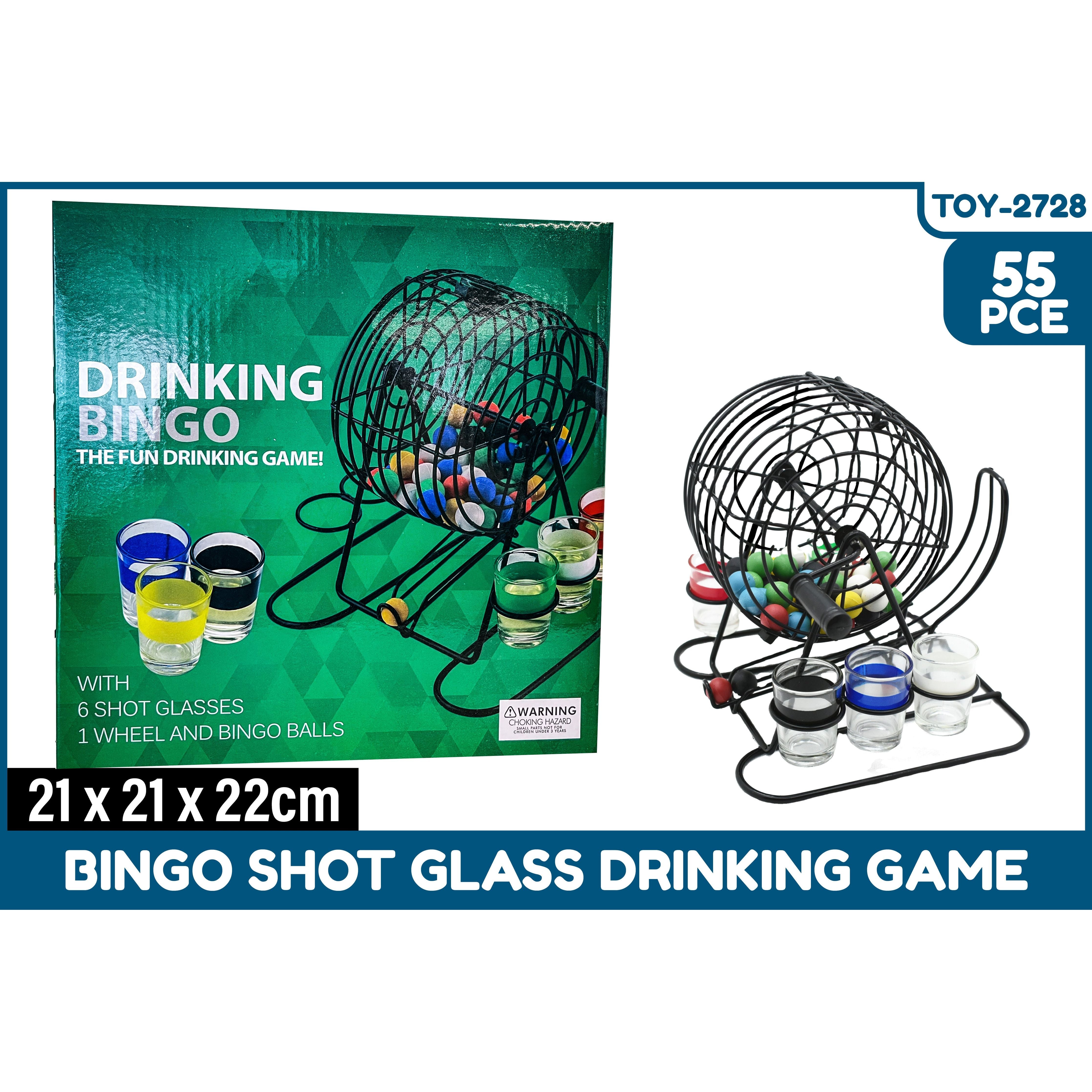 Bingo Shot Glass Drinking Game - Dollars and Sense