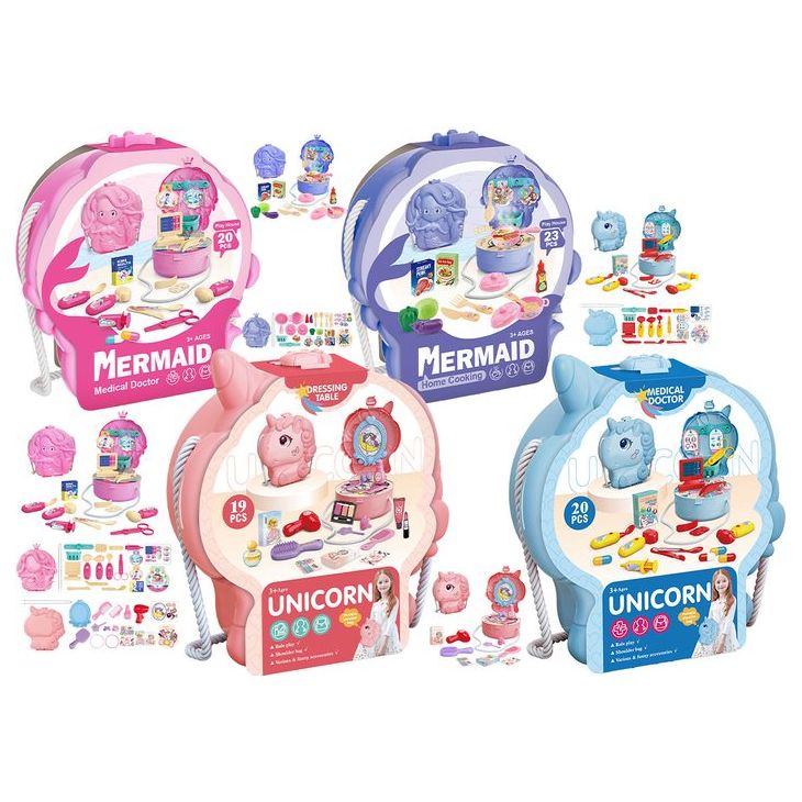 Case Playset - Mermaid or Unicorn - Dollars and Sense