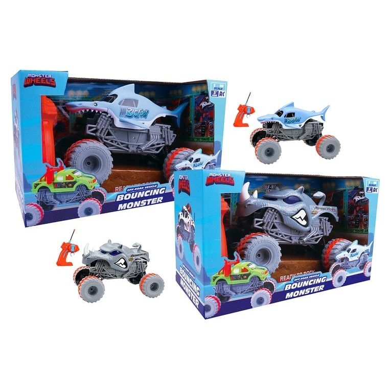 2PCE R/C DINO & SHARK MONSTER TRUCK - Dollars and Sense