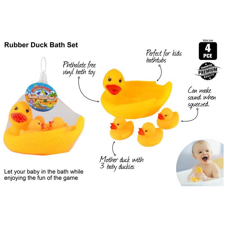 Bath Duck Set - Dollars and Sense