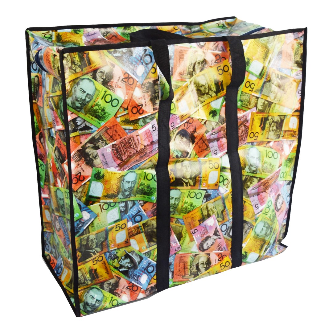 Shopping Bag Heavy Duty Australian Money - Large