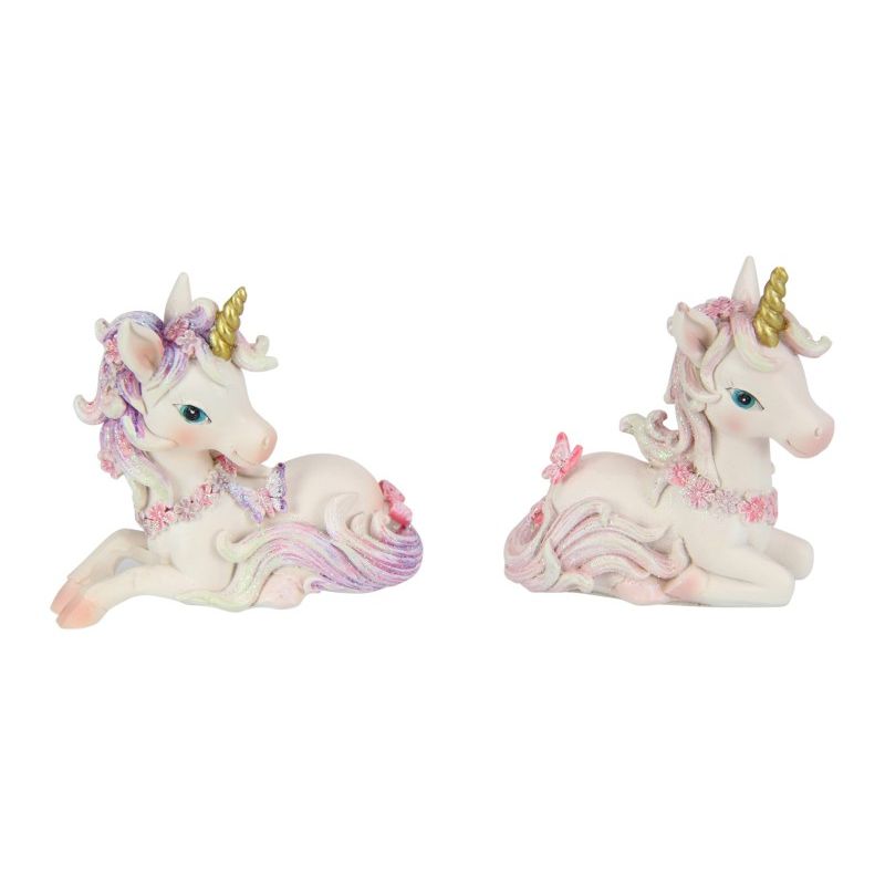 8cm Sitting Unicorn w/Butterfly 2 Assorted SKU UNIPRETT - Dollars and Sense